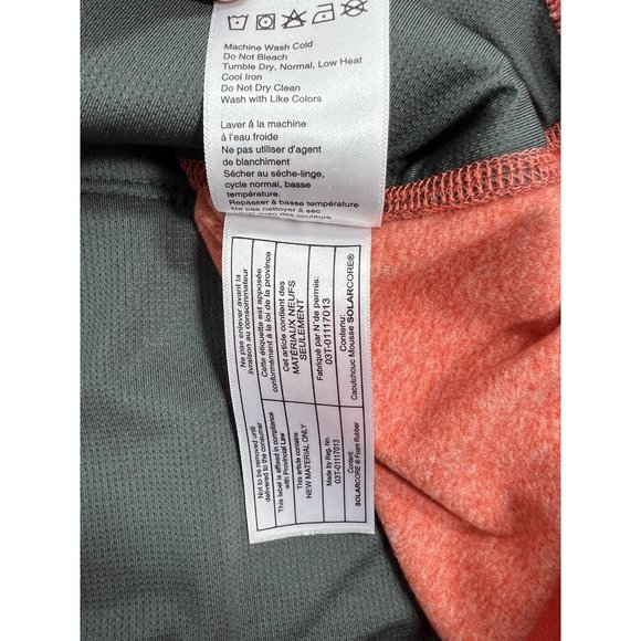 Oros Solarcore Half-Zip Insulated Jacket Mens XL Pullover Coral Orange - Picture 12 of 14